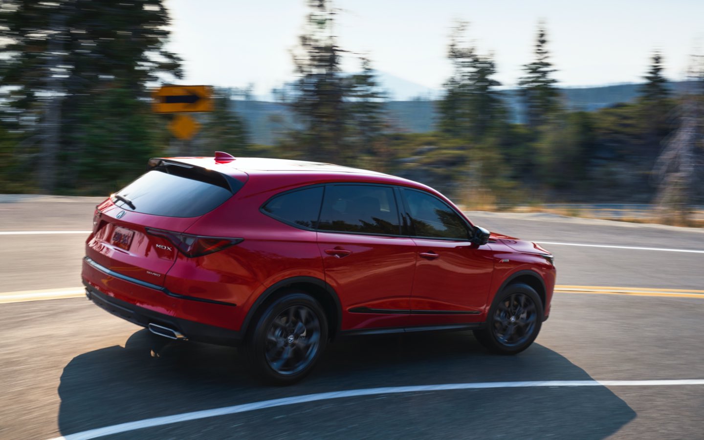 Red 2022 Acura MDX