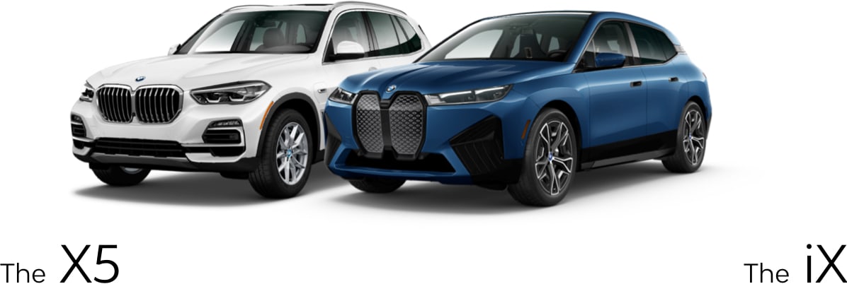 2021 BMW iX and X5