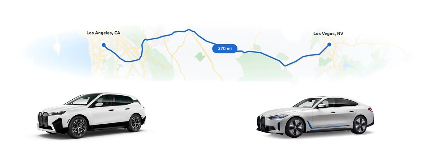 BMW iX and i4 electric range
