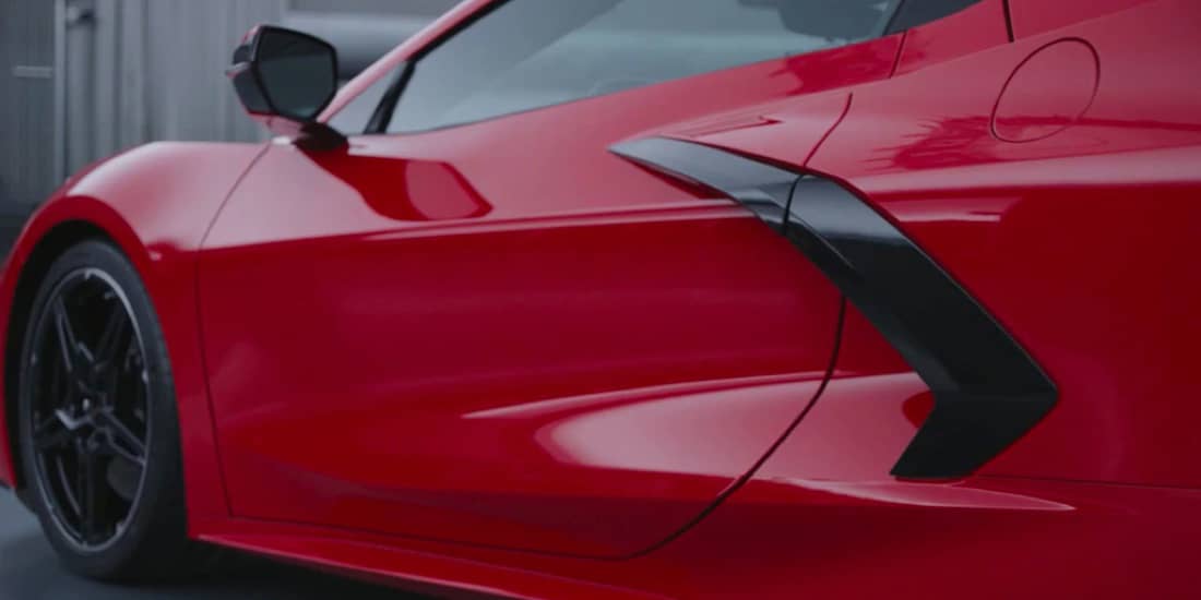 Corvette aerodynamic body