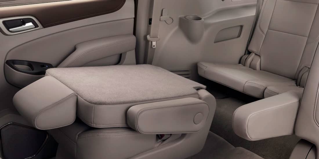 2020 GMC Yukon Second-Row Power-Release Fold-And-Tumble Seats
