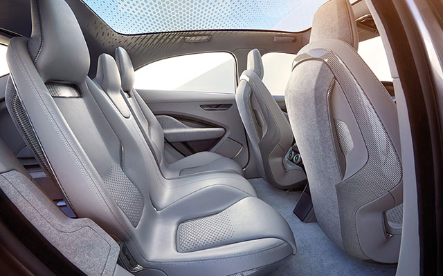Jaguar concept backseat