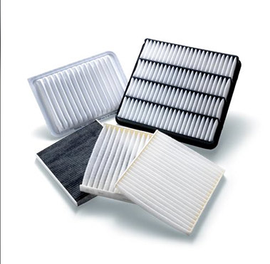 Several Toyota cabin air filters.
