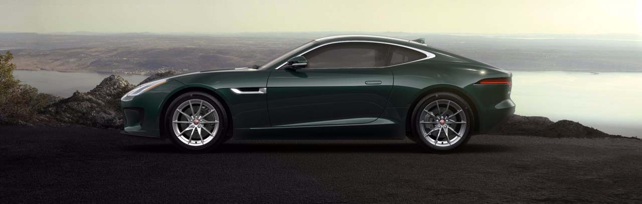 jaguar f type coupe british racing green