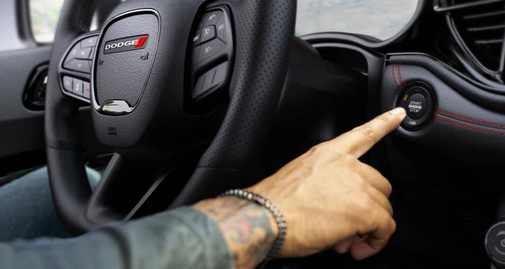 The 2021 Dodge Durango offers push-button start so you won't break your stride when you're on the go.
